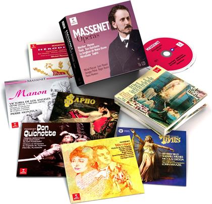 Jules Massenet (1842-1912), Michel Plasson, Georges Pr&ecirc;tre, Lorin Maazel, Roger Boutry, &hellip; - Massenet Operas (16 CDs)