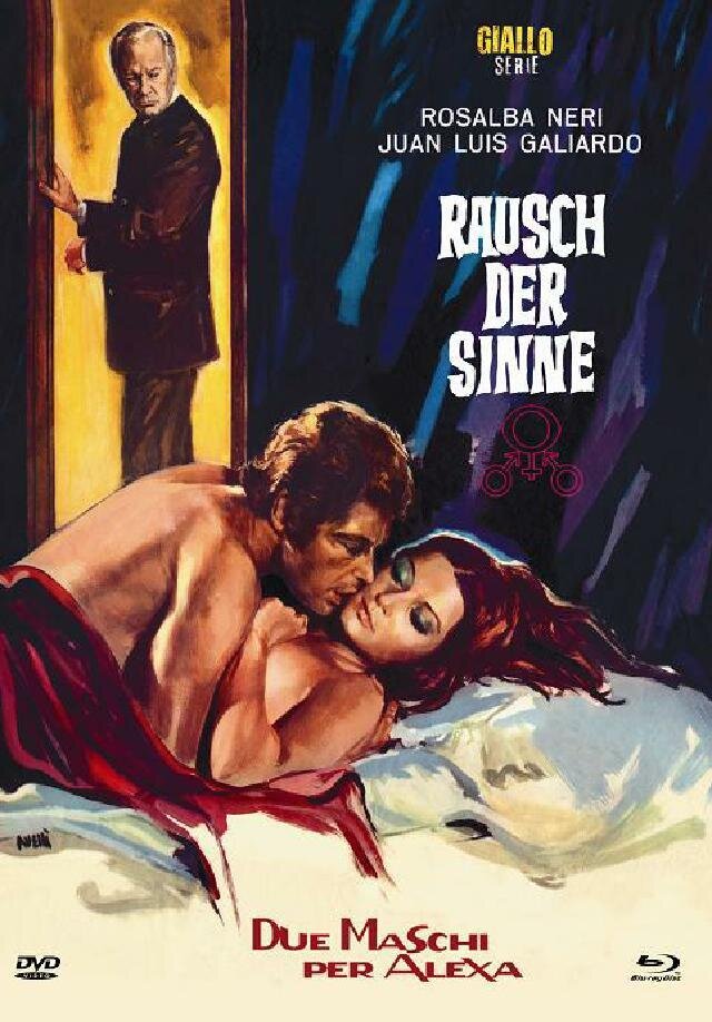 Rausch der Sinne - Due maschi per Alexa (1971) Kleine Hartbox, Giallo Serie