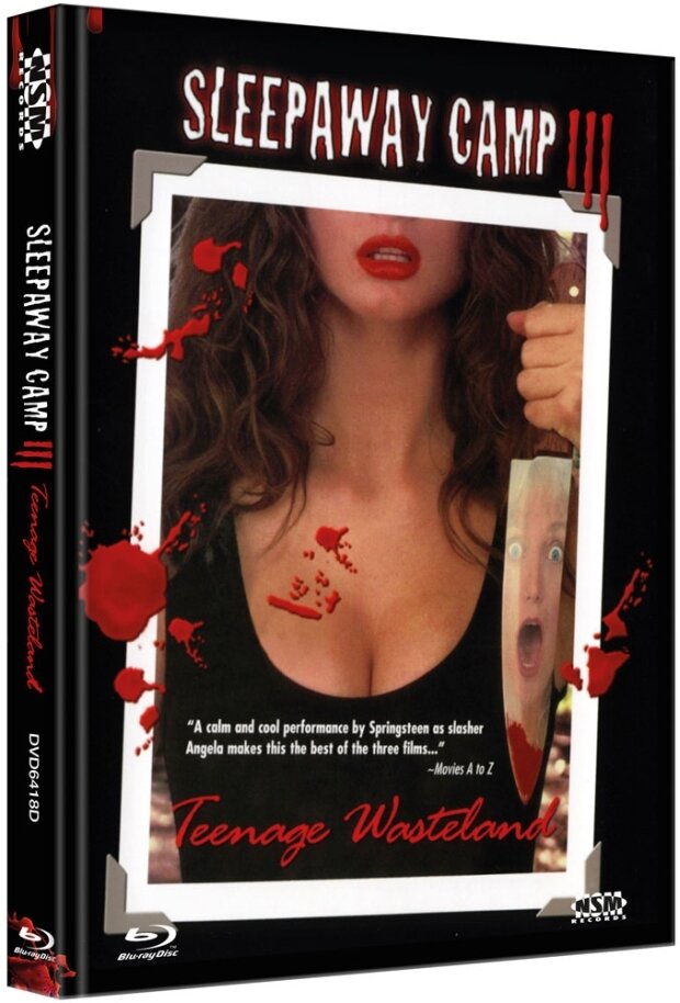 Sleepaway Camp 3 - Teenage Wasteland (1989) Cover D, Collector's Edition, Limited Edition, Mediabook, Blu-ray + DVD