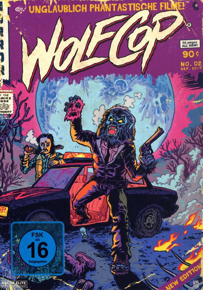 WolfCop (2014) UPFC - Unglaublich Phantastische Filme Collection, Comic Cover, Limited Edition, Mediabook, Blu-ray + DVD