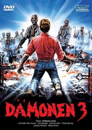 Dämonen 3 (1991) Kleine Hartbox, Cover B, Trash Collection, Uncut