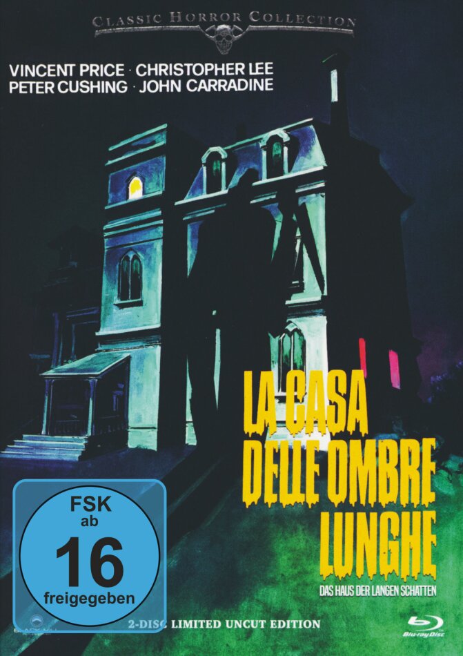 La casa delle ombre lunghe - Das Haus der langen Schatten (1983) Classic Horror Collection, Limited Edition, Mediabook, Neuauflage, Uncut, Blu-ray + DVD