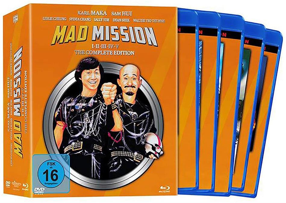 Mad Mission 1-5 - The Complete Edition 9 Blu-rays + 9 DVDs