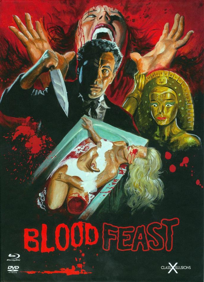 Blood Feast (1963) Class-X-Illusions, Digibook, Limited Edition, Blu-ray + DVD