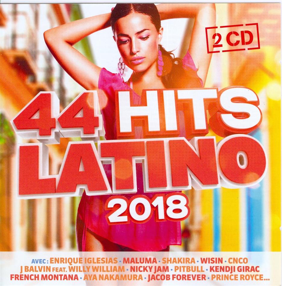 44 Hits Latino 2018 2 CDs