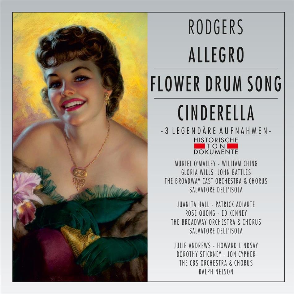Richard Rodgers (1902-1979) - Allegro / Flower Drum Song / Cinderella - Aufnahmen 1947/1957/1958 2 CDs