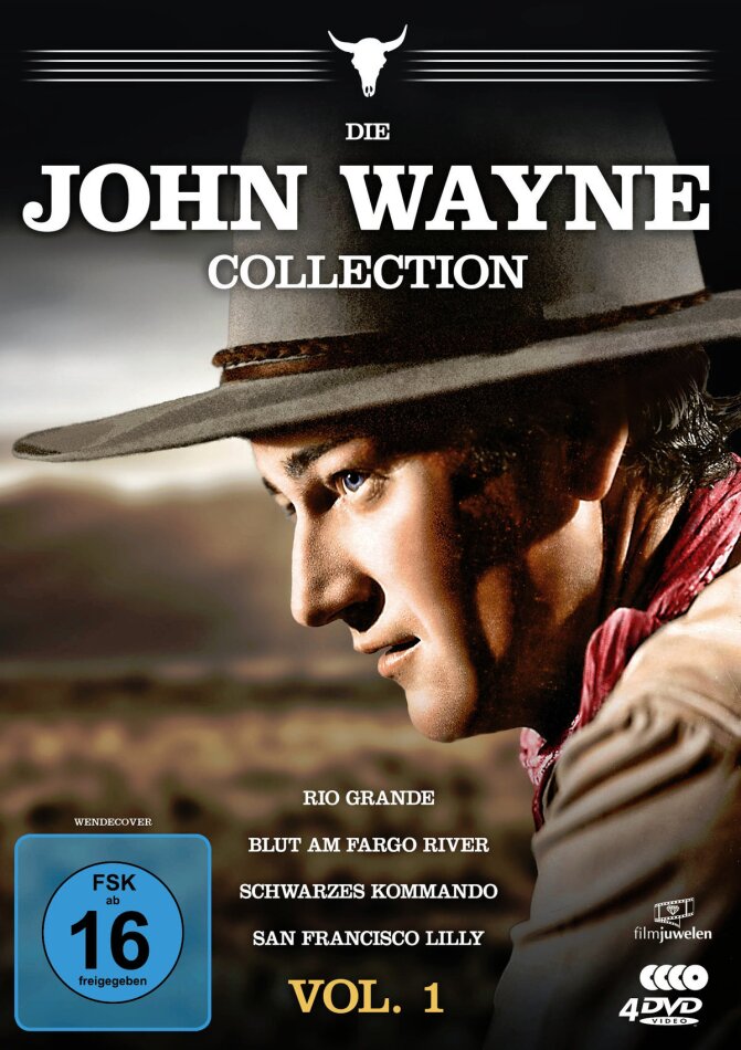 Die John Wayne Collection - Vol. 1 Filmjuwelen, 4 DVDs