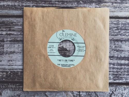 Harlem Gospel Travelers - He's On Time / Wash Me Lord 7" Single