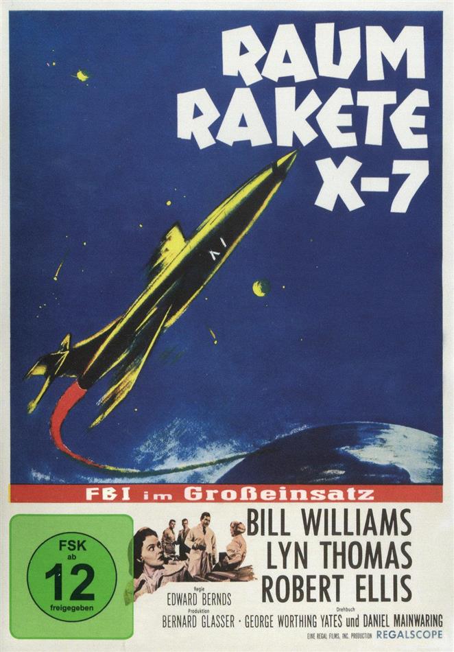Raumrakete X-7 - FBI im Grosseinsatz (1958) s/w, Limited Edition
