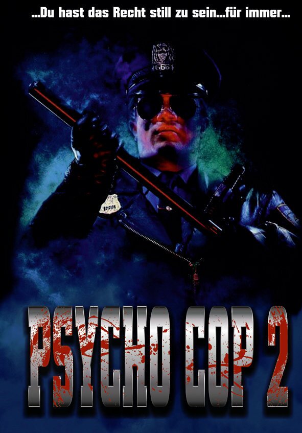 Psycho Cop 2 (1993) Cover D, Limited Edition, Mediabook, Uncut, Blu-ray + DVD