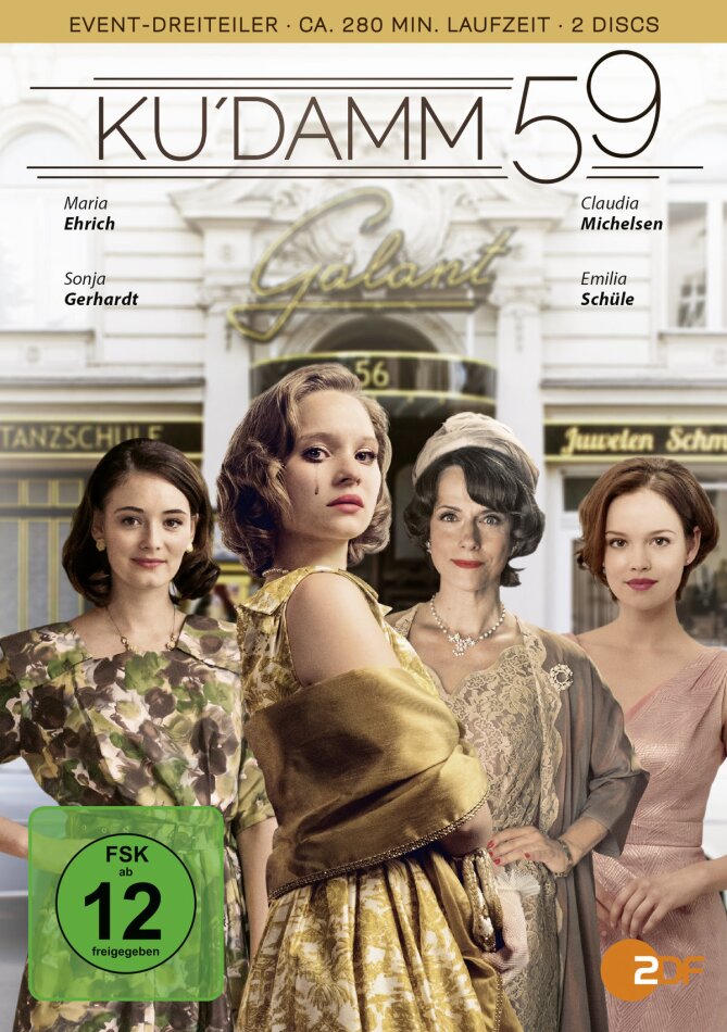 Ku'damm 59 - Mini-Serie 2 DVDs
