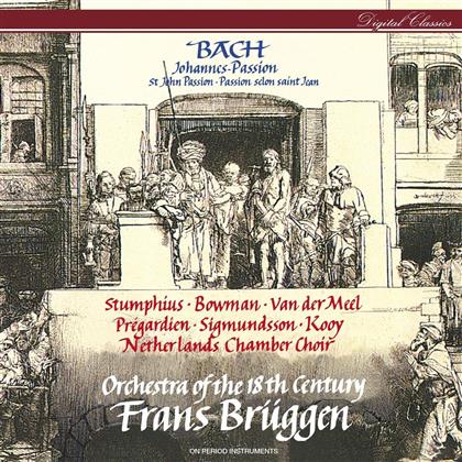 John Bowman, Christophe Pr&eacute;gardien, Johann Sebastian Bach (1685-1750), Frans Br&uuml;ggen & Orchestra Of The 18th Century - Johannes-Passion (2 CDs)