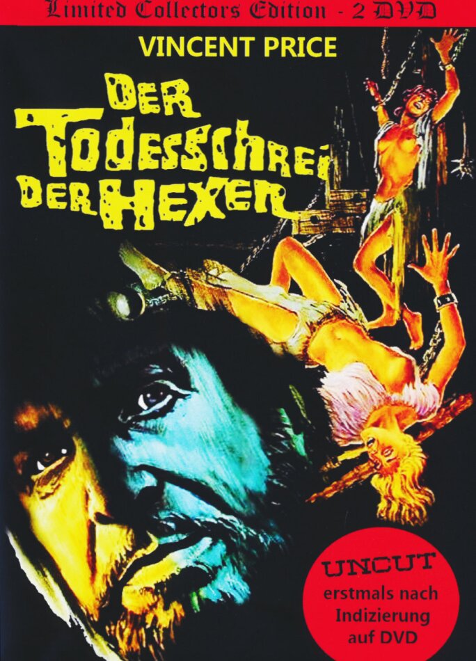 Der Todesschrei der Hexen (1970) Collector's Edition, Limited Edition, Mediabook, Uncut, 2 DVDs