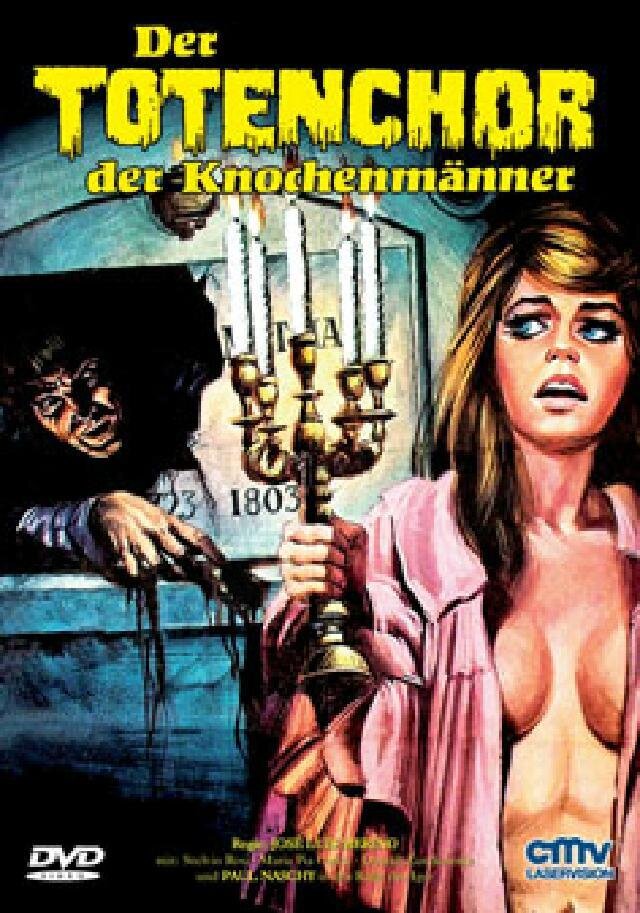 Der Totenchor der Knochenmänner (1973) Kleine Hartbox, Cover B, Trash Collection, Uncut