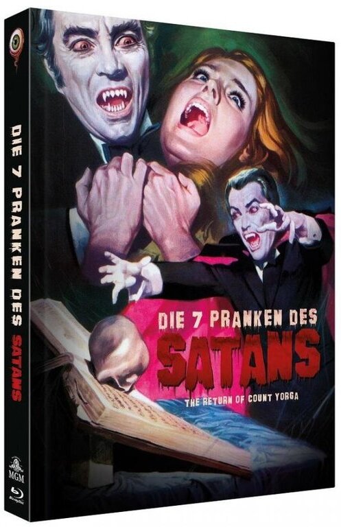 Die 7 Pranken des Satans (1971) Cover B, Collector's Edition, Limited Edition, Mediabook, Uncut, Blu-ray + DVD