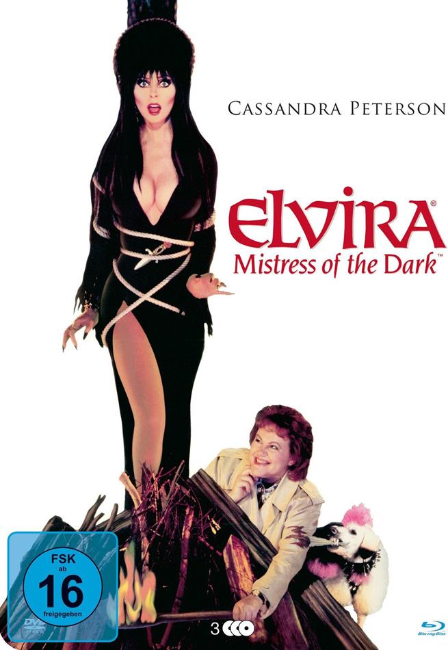 Elvira - Mistress of the Dark (1988) Metallbox, 2 Blu-rays + DVD