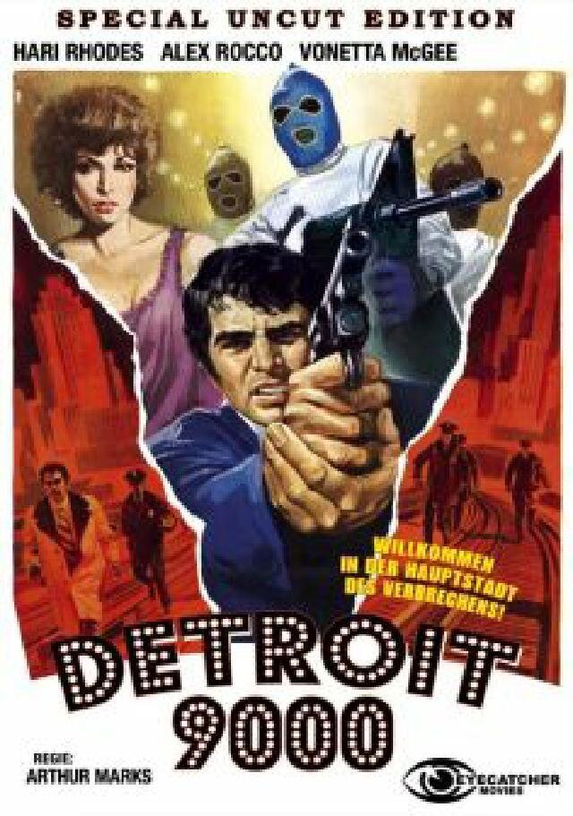 Detroit 9000 (1973) Kleine Hartbox, Cover B, Special Edition, Uncut