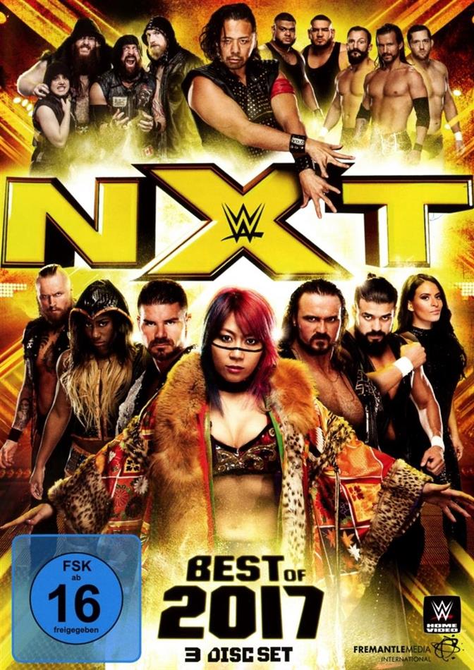 WWE: Best of NXT 2017 3 DVDs