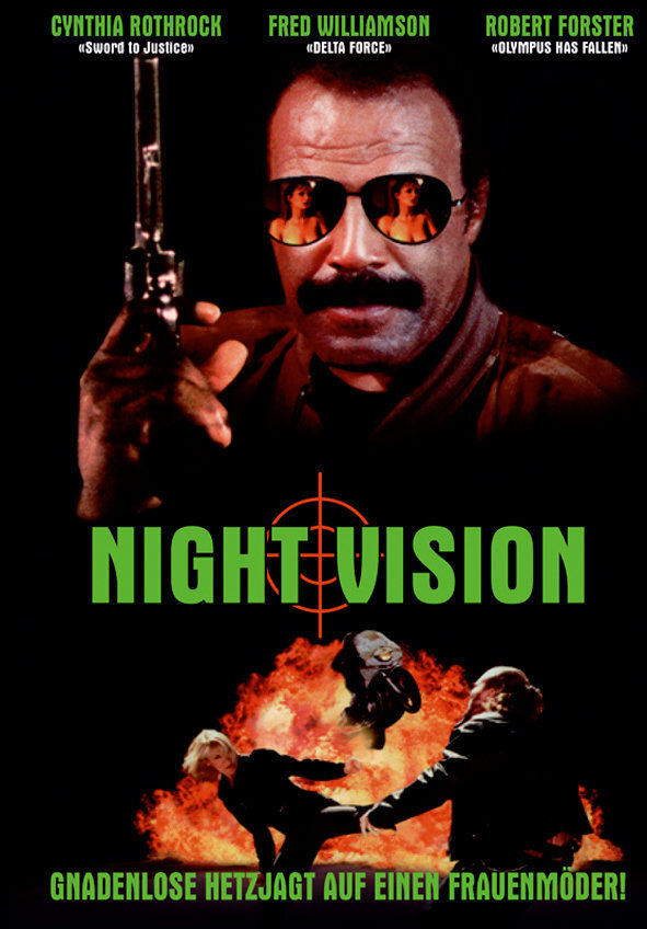 Night Vision (1997) Cover C, Édition Limitée, Mediabook, Uncut, Blu-ray + DVD