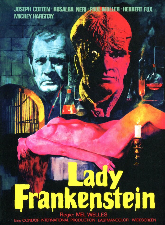 Lady Frankenstein (1971) Cover A, Limited Edition, Mediabook, Uncut, Blu-ray + 2 DVDs
