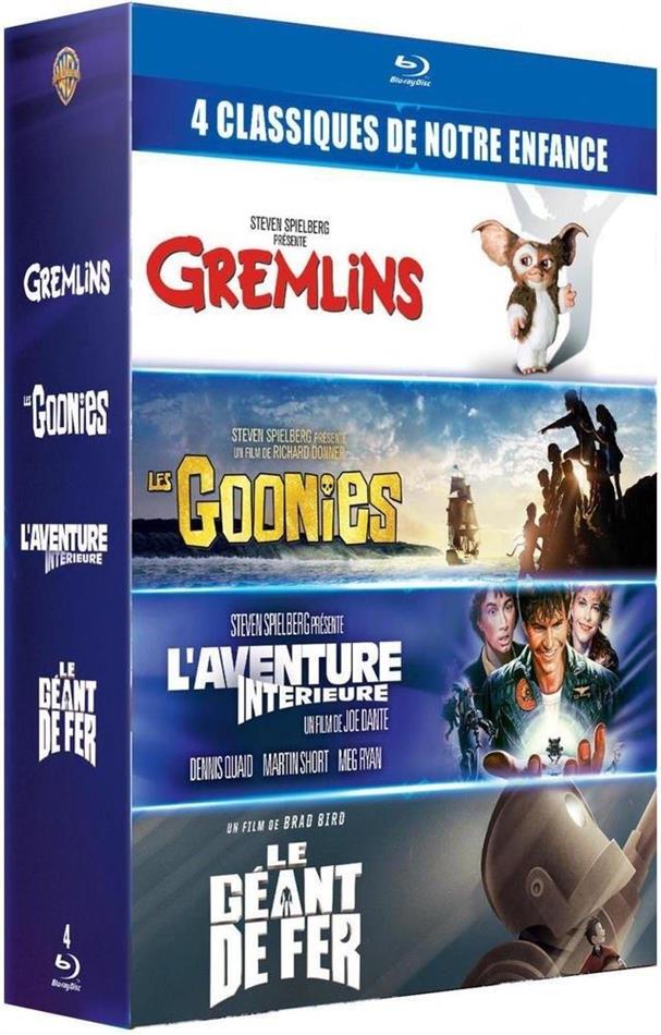 Gremlins / Les Goonies / L'Aventure intérieure / Le Géant de fer 4 Blu-rays