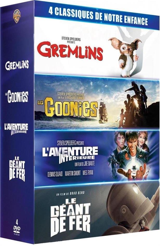 Gremlins / Les Goonies / L'Aventure intérieure / Le Géant de fer 4 DVDs