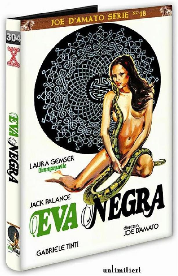 Eva Negra (1976) Grosse Hartbox, Cover A, Joe D'Amato Serie, Uncut