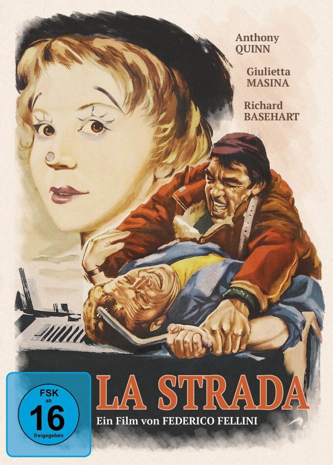 La Strada - Das Lied der Strasse (1954) Filmjuwelen, Limited Edition, Mediabook, Blu-ray + DVD