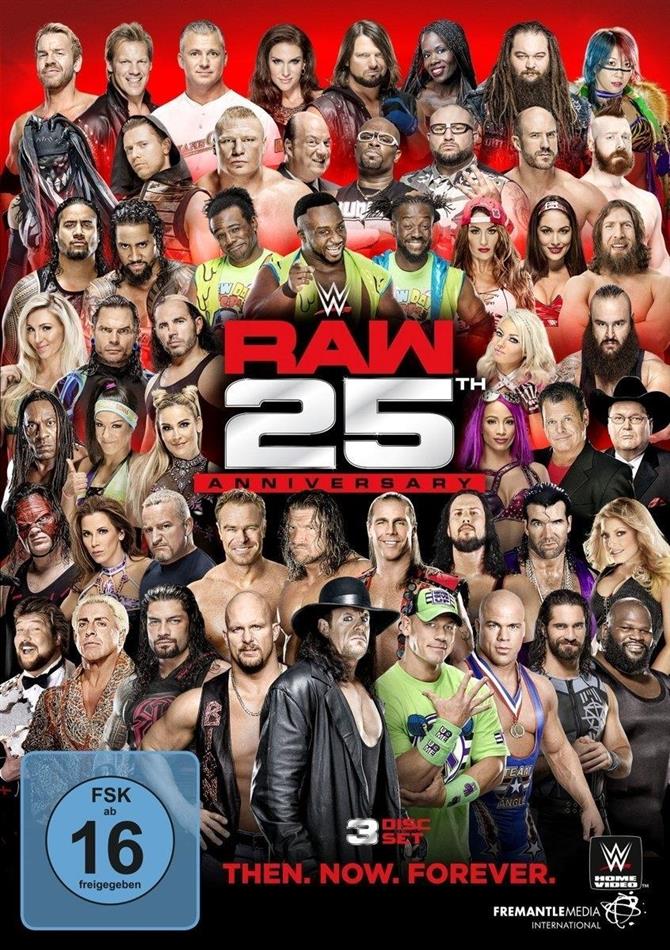 WWE: Raw - 25th Anniversary 3 DVDs