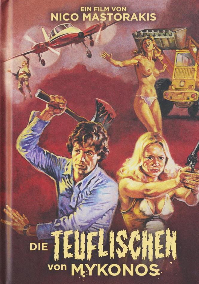 Die Teuflischen von Mykonos (1976) Cover A, Limited Edition, Mediabook, Uncut, Blu-ray + DVD