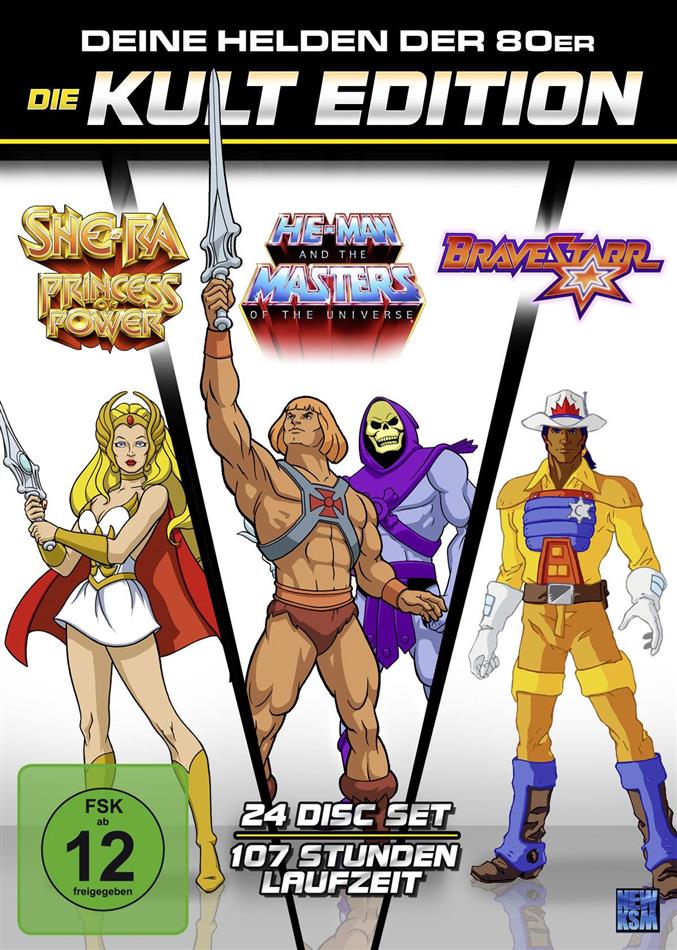 He-Man + She-Ra + BraveStarr - 80er Kult Zeichentrick Edition - Special Gesamtedition [24 DVDs]