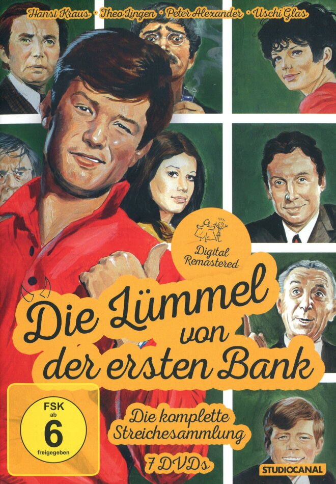 Die Lümmel von der ersten Bank - Die komplette Streichesammlung Remastered, 7 DVDs