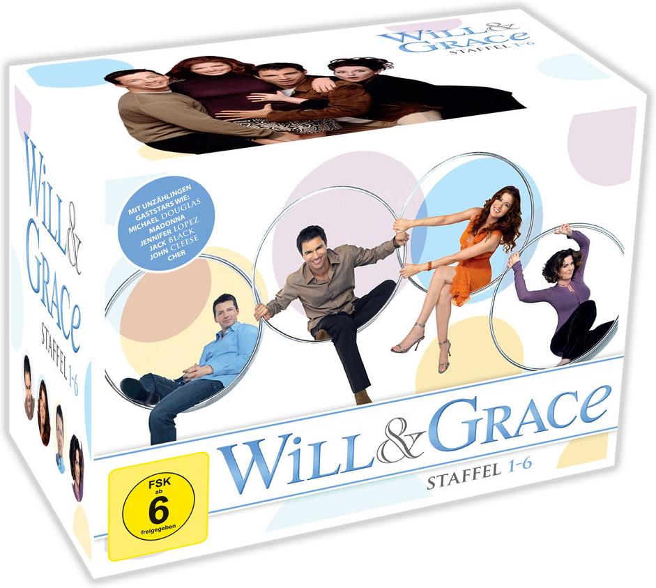 Will & Grace - Staffel 1-6 24 DVDs