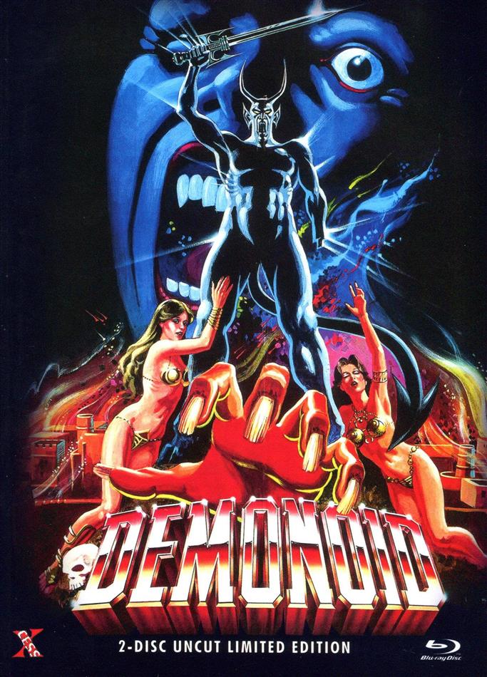 Demonoid (1980) Cover C, Limited Edition, Mediabook, Uncut, Blu-ray + DVD