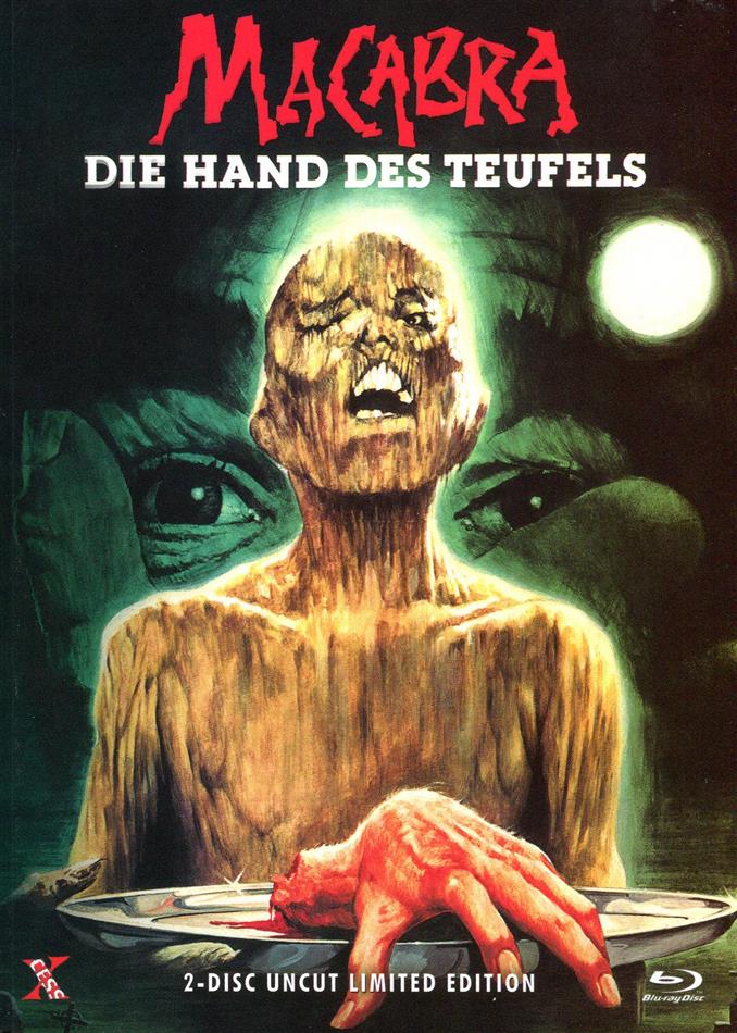 Macabra - Die Hand des Teufels (1980) Cover B, Limited Edition, Mediabook, Uncut, Blu-ray + DVD