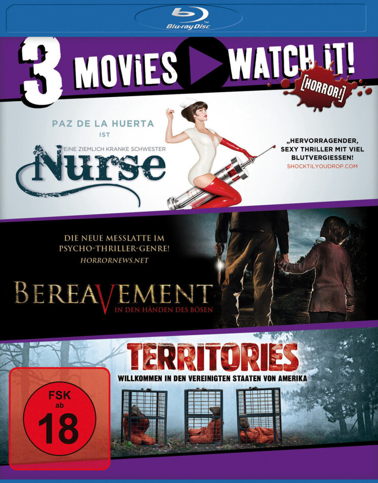Nurse / Bereavement / Territories 3 Blu-rays