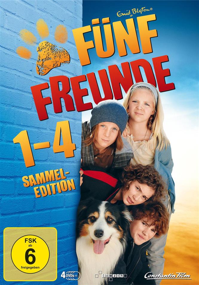 Fünf Freunde 1-4 Sammeledition, 4 DVDs