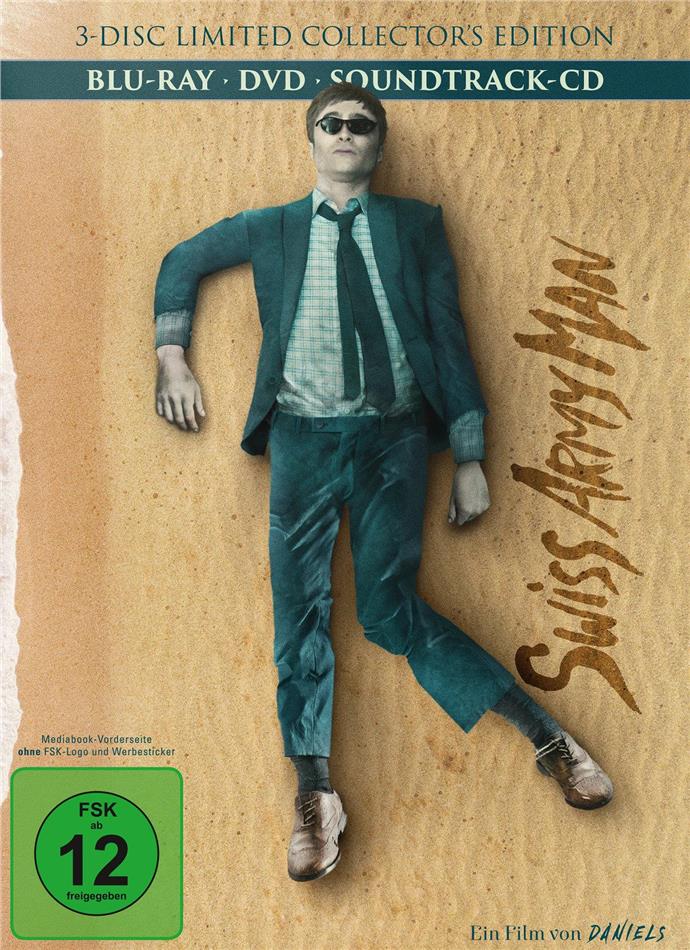 Swiss Army Man (2016) Mediabook, Blu-ray + DVD + CD