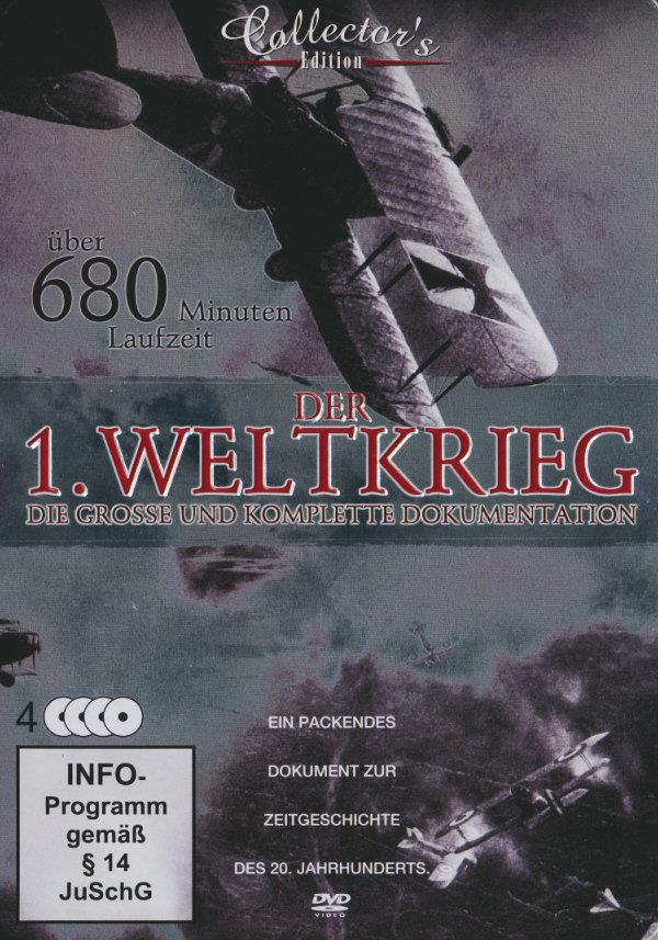 Der 1. Weltkrieg - Die grosse und komplette Dokumentation Collector's Edition, 4 DVDs