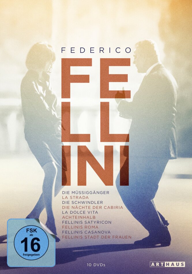 Federico Fellini Edition Arthaus, 10 DVDs