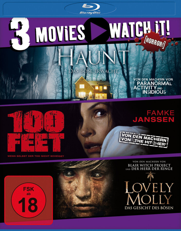 Haunt / 100 Feet / Lovely Molly 3 Blu-rays