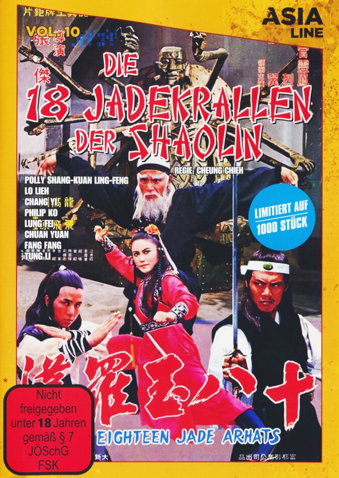 Die 18 Jadekrallen der Shaolin (1978) Asia Line, Limited Edition