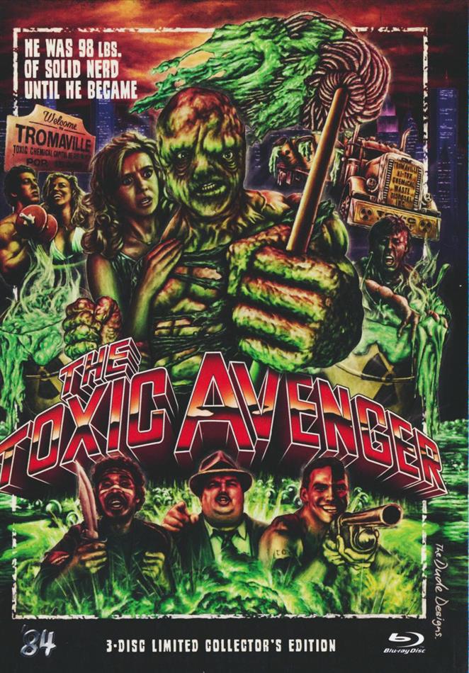 The Toxic Avenger (2000) Mediabook, Blu-ray + 2 4K Ultra HDs