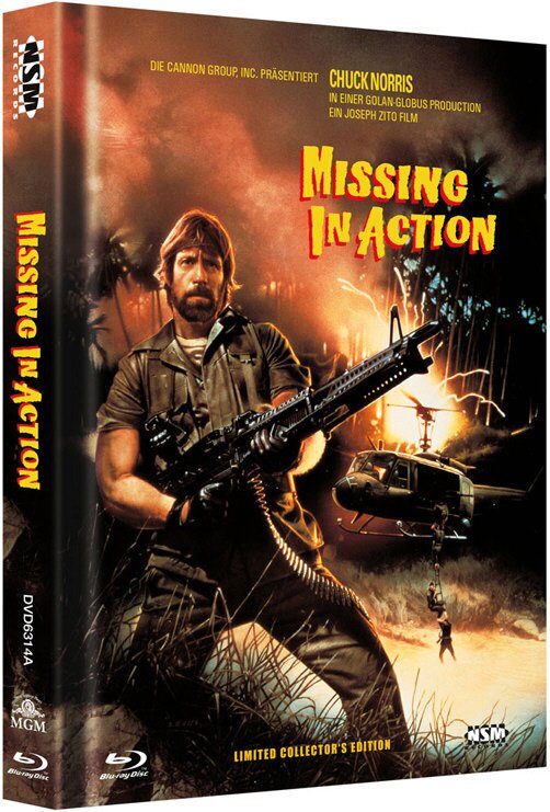 Missing in Action 1 (1984) Mediabook, Blu-ray + DVD