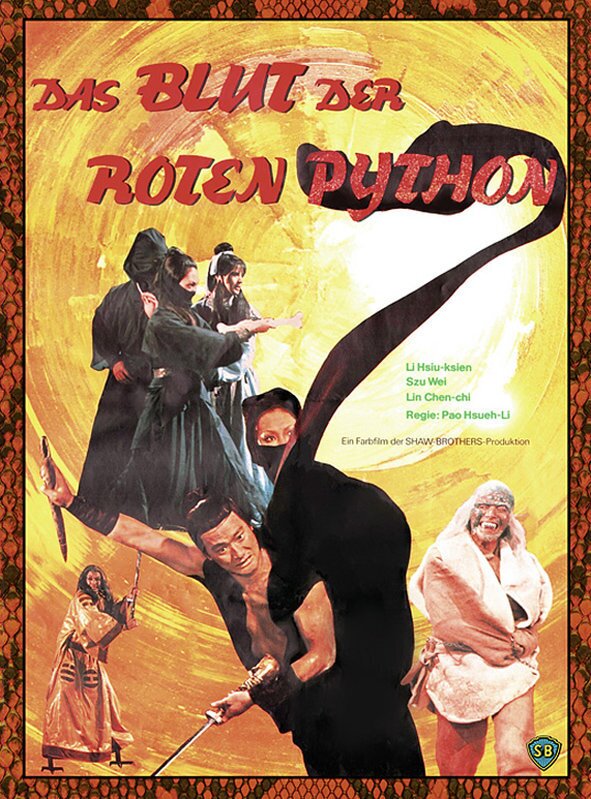 Das Blut der roten Python (1977) Cover B, Limited Edition, Mediabook, Uncut, Blu-ray + DVD