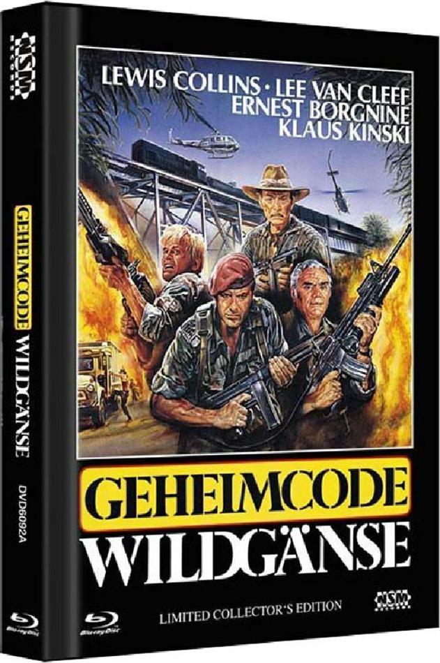 Geheimcode Wildgänse (1984) Cover A, Collector's Edition, Limited Edition, Mediabook, Uncut, Blu-ray + DVD