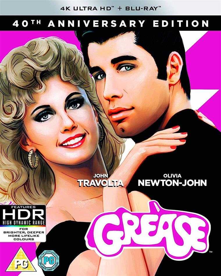 Grease (1978) 40th Anniversary Edition, 4K Ultra HD + Blu-ray