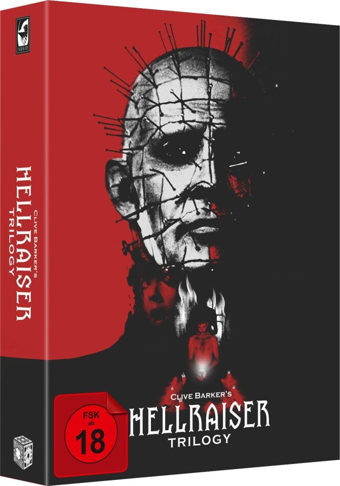 Hellraiser Trilogy Digipack, Collector's Edition, Uncut, 4 Blu-rays + DVD