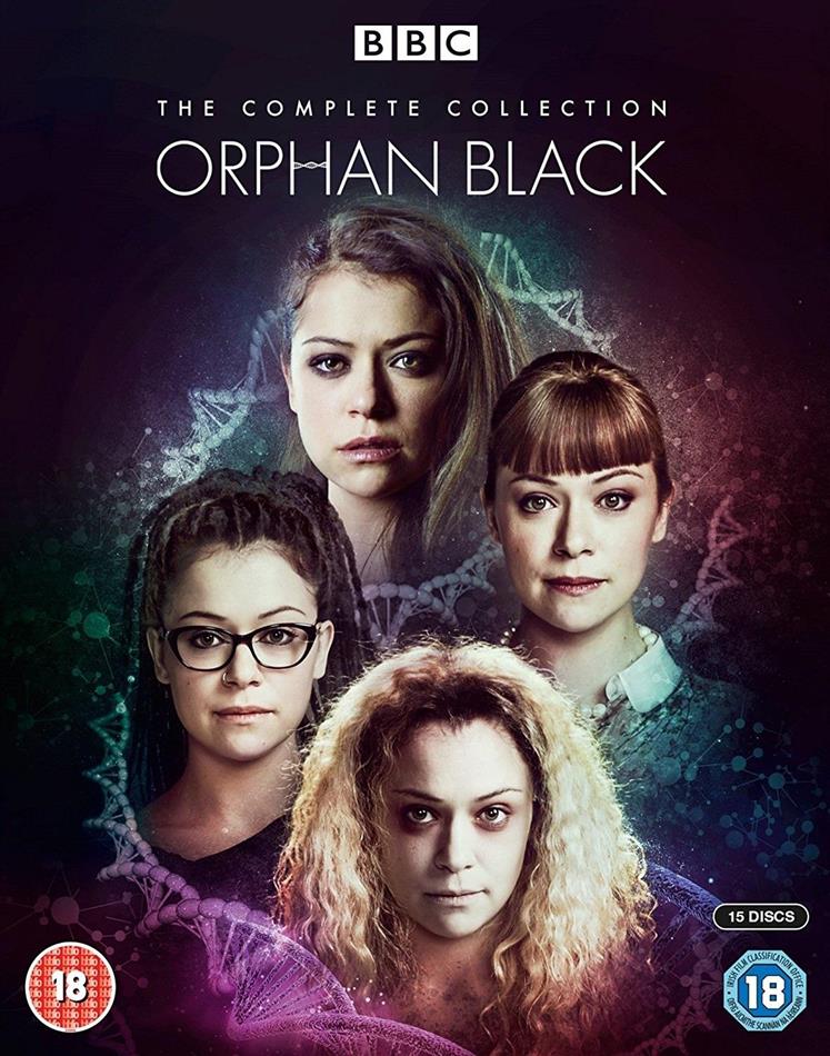 Orphan Black - The Complete Collection BBC, 15 Blu-rays