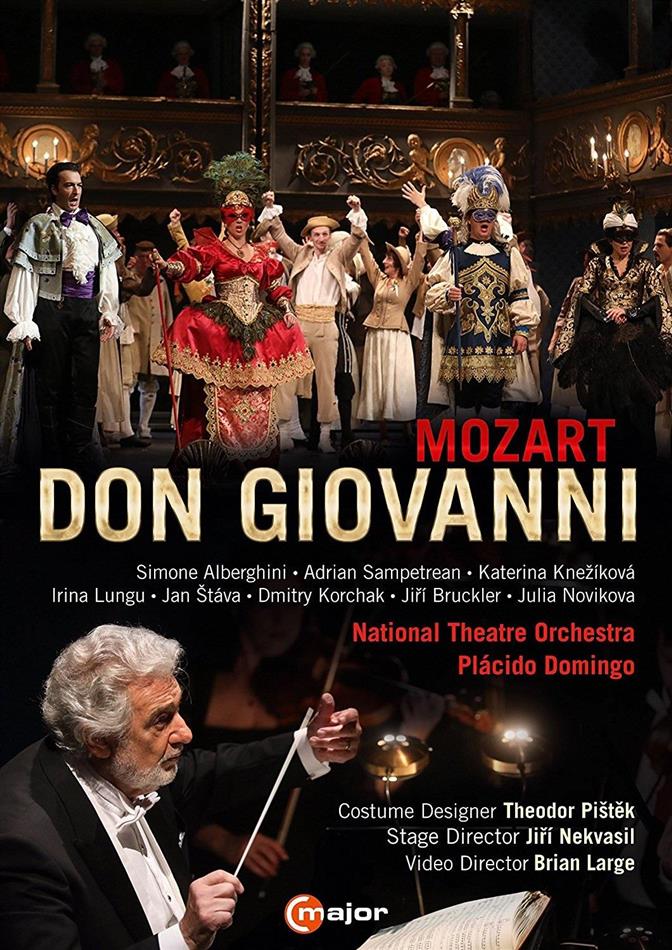 Prague National Theatre Orchestra, Plácido Domingo & Simone Alberghini - Mozart - Don Giovanni C Major, 2 DVDs
